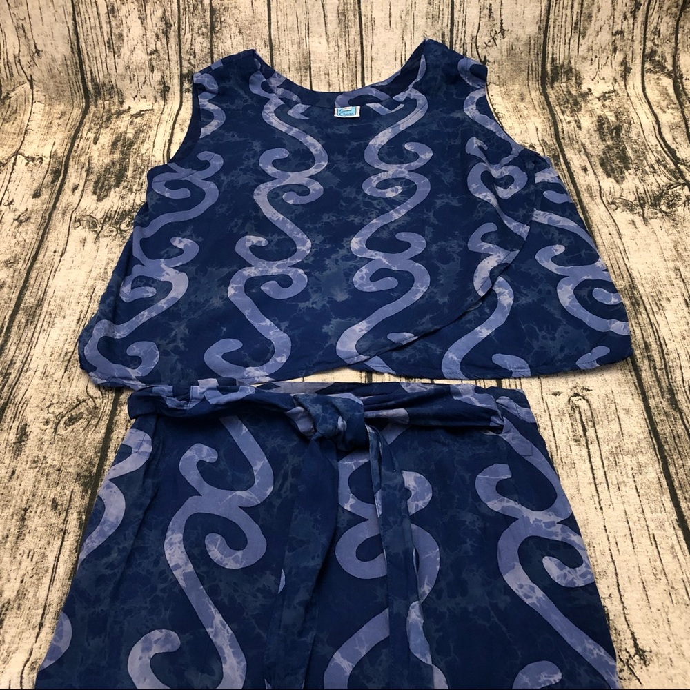 Tank and Wrap Skirt Set
